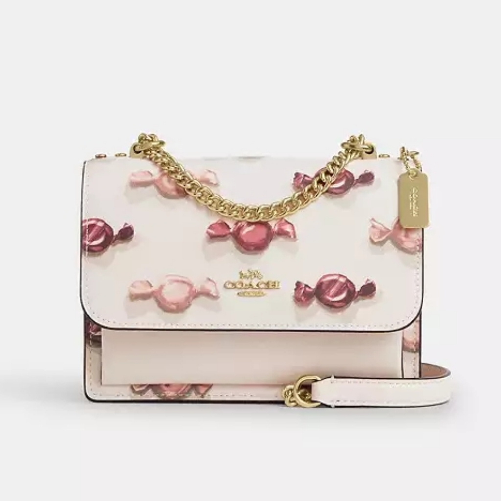 *Nwt* Coach Mini Klare Crossbody Bag With Candy Print